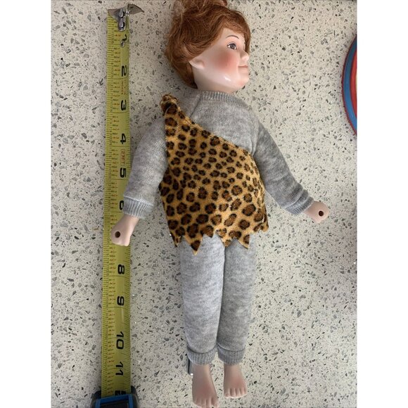 VTG 1991 Reco McClelland Doll-JOHNNY THE STRONGMAN Childrens Circus-Porcelain - Picture 8 of 8